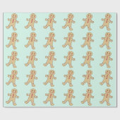 Cadeau Papier d'enveloppement des cookies de Noël (Plat)