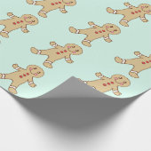 Cadeau Papier d'enveloppement des cookies de Noël (Coin)