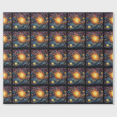Cadeau Papier d'enveloppement des corps célestes (Plat)