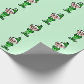 Cadeau Papier d'enveloppement des elfes de Noël (Coin)