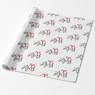 Cadeau Papier d'enveloppement des enseignes Aries Star -