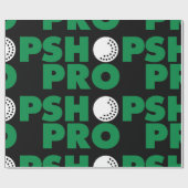 Cadeau Papier d'enveloppement des enseignes Golf Pro (Plat)