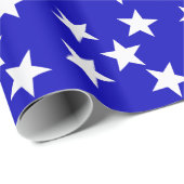 Cadeau Papier d'enveloppement des étoiles (Coin rond)