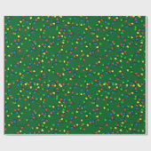 Cadeau Papier d'enveloppement des feux de vacances (Plat)