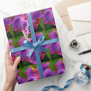 Cadeau Papier d'enveloppement des fleurs d'Hibiscus