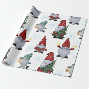 Cadeau Papier d'enveloppement des glaces de neige de Noël