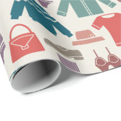 Cadeau Papier d'enveloppement des icônes (Coin rond)