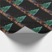 Cadeau Papier d'enveloppement des lumières de Noël (Coin)