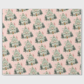 Cadeau Papier d'enveloppement des maisons de fête (Plat)