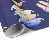 Cadeau Papier d'enveloppement des nuits arabes (Coin rond)