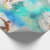 Cadeau Papier d'enveloppement des options 17A-B (Coin)