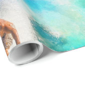 Cadeau Papier d'enveloppement des options 17A-B (Coin rond)