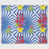 Cadeau Papier d'enveloppement des ornements de Noël (Plat)