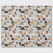 Cadeau Papier d'enveloppement des os et des pattes (Plat)