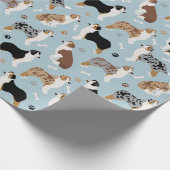 Cadeau Papier d'enveloppement des os et pattes de berger (Coin)