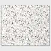 Cadeau Papier d'enveloppement des points d'aquarelle Conf (Plat)