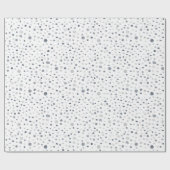 Cadeau Papier d'enveloppement des points d'aquarelle Luca (Plat)