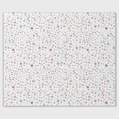 Cadeau Papier d'enveloppement des points d'aquarelle Marc (Plat)