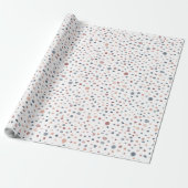 Cadeau Papier d'enveloppement des points d'aquarelle Marc (Déroulé)
