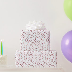 Cadeau Papier d'enveloppement des points d'aquarelle Ruby