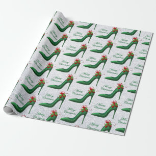 Cadeau Papier d'enveloppement des talons de Parties scint