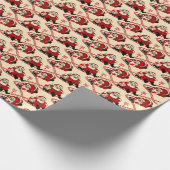 Cadeau Papier d'enveloppement des trains de Noël (Coin)