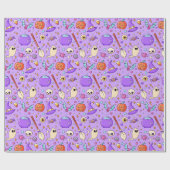 Cadeau Papier d'enveloppement d'Halloween (Plat)