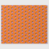 Cadeau Papier d'enveloppement d'Halloween (Plat)