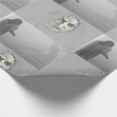 Cadeau Papier d'enveloppement d'Halloween (Coin)