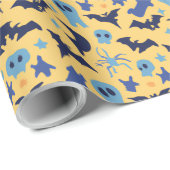 Cadeau Papier d'enveloppement d'Halloween (Coin rond)