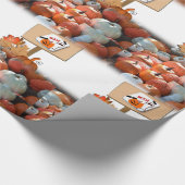Cadeau Papier d'enveloppement d'Halloween (Coin)