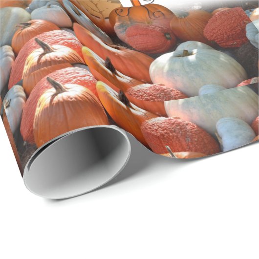 Cadeau Papier d'enveloppement d'Halloween (Coin rond)