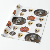Cadeau Papier d'enveloppement d'Halloween (Déroulé)