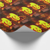 Cadeau Papier d'enveloppement d'Halloween (Coin)