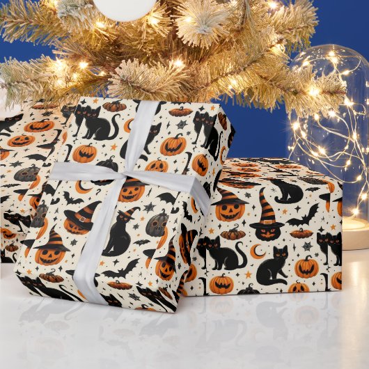 Cadeau Papier d'enveloppement d'Halloween (Vacances)