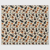 Cadeau Papier d'enveloppement d'Halloween (Plat)