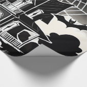 Cadeau Papier d'enveloppement d'Halloween (Coin)