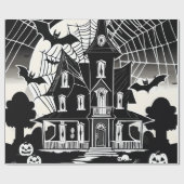 Cadeau Papier d'enveloppement d'Halloween (Plat)