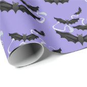 Cadeau Papier d'enveloppement d'Halloween (Coin rond)