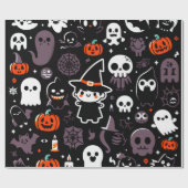 Cadeau Papier d'enveloppement d'Halloween (Plat)