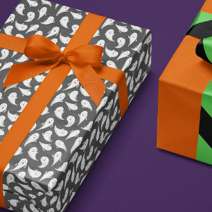 Cadeau Papier d'enveloppement d'Halloween pour Fantômes m