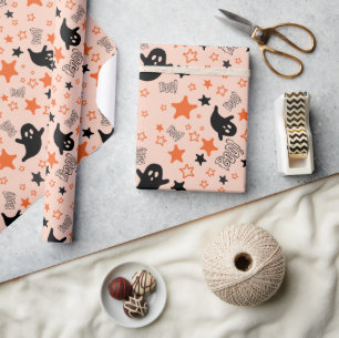 Cadeau Papier d'enveloppement d'Halloween sans soucis