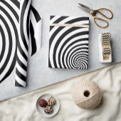Cadeau Papier d'enveloppement d'hypnose rétro