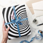 Cadeau Papier d'enveloppement d'hypnose rétro