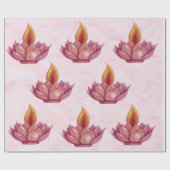 Cadeau Papier d'enveloppement Diwali (Plat)