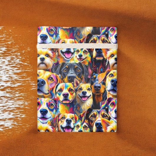 Cadeau Papier d'enveloppement Doggie Delight