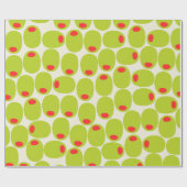 Cadeau Papier d'enveloppement d'olives mignonnes (Plat)