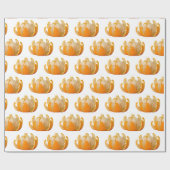 Cadeau Papier d'enveloppement d'oranges (Plat)