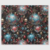 Cadeau Papier d'enveloppement d'ornements complexes en cr (Plat)