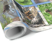 Cadeau Papier d'enveloppement d'ours (Coin rond)